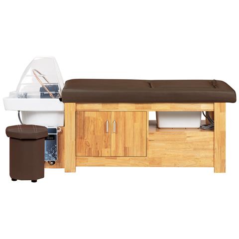 letto lavaggio Head Spa Bali marrone - Foto 4