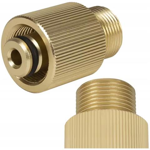 Adattatore M22 In Ottone - Riduzione Per Idropulitrici | Filettatura Interna / Esterna M22 | Compatibile Con Kärcher, Lavor, Bosch, Nilfisk - Foto 1