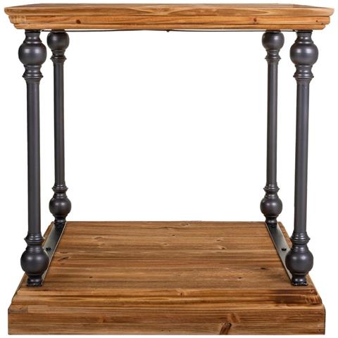 Tavolino Da Caffè In Metallo E Legno 60x60x60h Cm - Foto 2