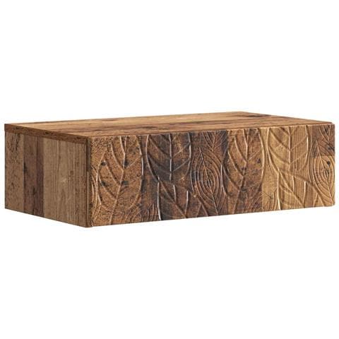 Tavolino da Parete Laterale Legno antico 87,5 x 34,5 x 17 cm - Foto 1