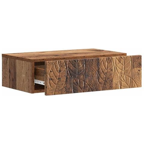 Tavolino da Parete Laterale Legno antico 87,5 x 34,5 x 17 cm - Foto 2