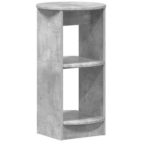 Mobile laterale Grigio Cemento Legno ingegnerizzato - Foto 1