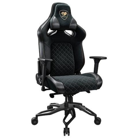 CGR-T2F-GLB Sedia per gaming universale Sedia imbottita tappezzata Nero - Foto 1