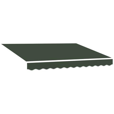 Telo di ricambio per tenda da sole Verde Scuro 4 × 3 m - Foto 1