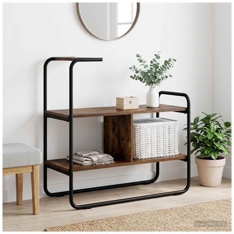 Tavolo consolle Rovere Fumo 80 x 35 x 75 cm - Foto 2
