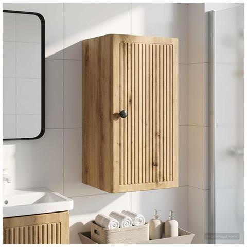 Armadio da bagno a muro EDE Rovere Artigianale 30 x 31 x 59 cm - Foto 2