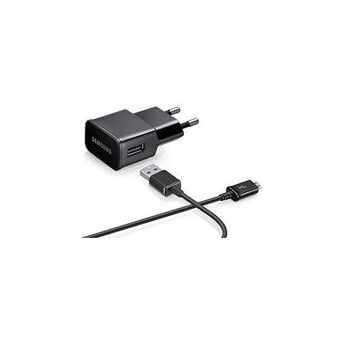 TRAV. CHARGER 2 Ah USB BLACK + CAVO MICRO-USB BULK - Foto 1
