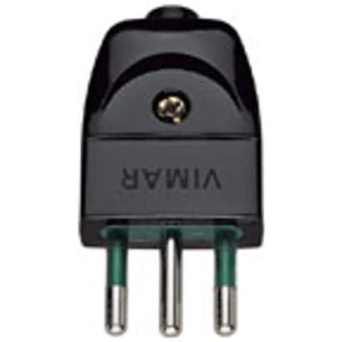 00201 - Spina 2p+t 10a S11 Assiale Nero - Foto 1