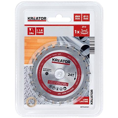 Krt020501 multiuso Lama Per Sega Circolare Ø89 mm 24 denti - Foto 1