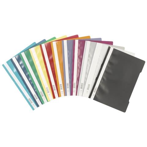 Clear View Cartellina Aghi A4 Copertina Archiviazione Nr. 2996 Giallo 50pz - Foto 2