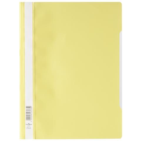 Clear View Cartellina Aghi A4 Copertina Archiviazione Nr. 2996 Giallo 50pz - Foto 3