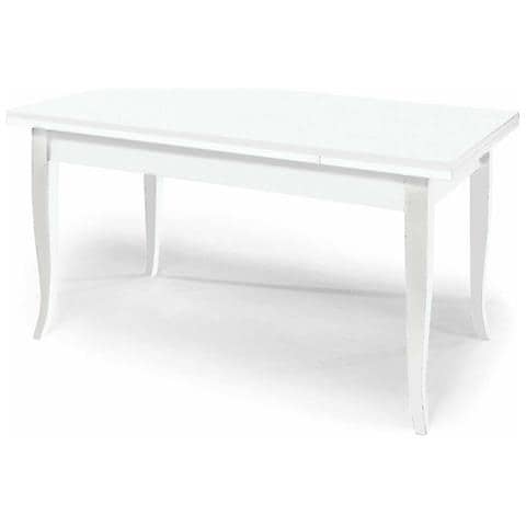 Donny - Tavolo Consolle Allungabile In Legno Massello Cm 80 X 140/180/220 - Foto 1