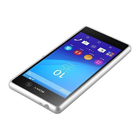 Custodia Compatibile Con Sony Xperia M5 In Argento Metallico - Coperchio Protettivo In Silicone Tpu Flessibile - Foto 2