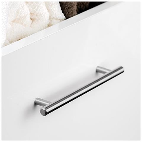 9156151 Maniglia Per Mobile, Diametro 12 Mm, Interasse 384 Mm, Nichel Satinato, Cc 384mm - Foto 2