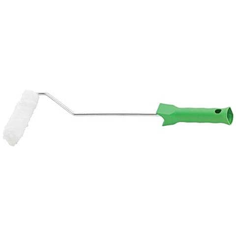705010 peluche Con Manico Piccola Superficie A Rullo, Verde / bianco, 10 cm - Foto 1