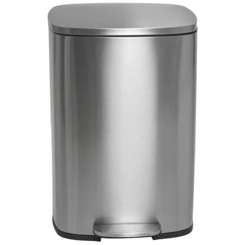 Pattumiera Da Cucina A Pedale - Acciaio Inox Spazzolato - 50l - Admiral - Foto 1