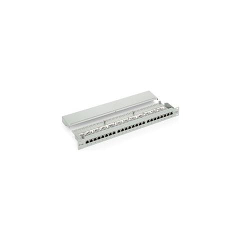 PatchPanel 19" Cat. 5e 16-Port, 1 U, light-grey, 16 x RJ45 - Foto 2