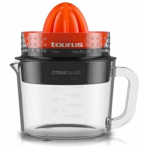 Citrus Glass 1L 30W Nero, Rosso, Trasparente spremiagrumi elettrico - Foto 3