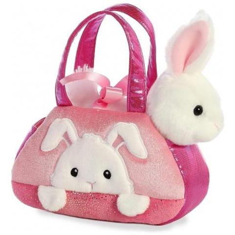 Peluche Fancy Pal Coniglio 20,5 Cm Rosa / bianco - Foto 1