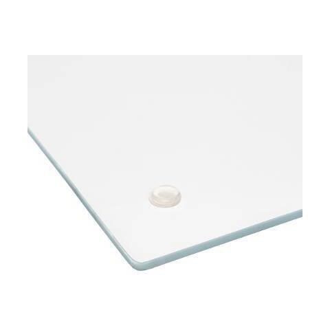 Tagliere, Vetro Con Motivo Marmo, Bianco, 30 X 40 Cm - Foto 4