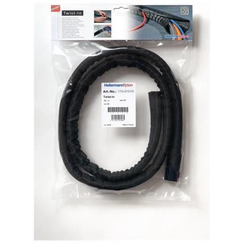 Hellermann Tyton 170-01011 Isolamento Dei Cavi Braided Sleeving Nero 1 Pezzo (i) - Foto 1