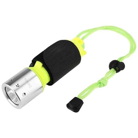 Lampada Luce Torcia Led Subacquea Immersioni Diving 50m Impermeabile Batteria - Foto 1