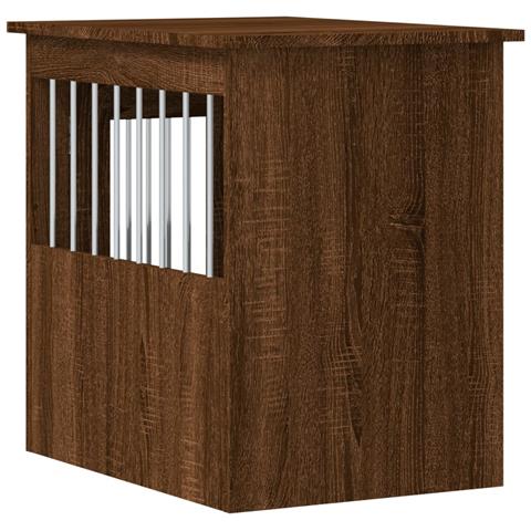 Gabbia Cani Arredamento Rovere Marrone 45x62x59cm Multistrato - Foto 8