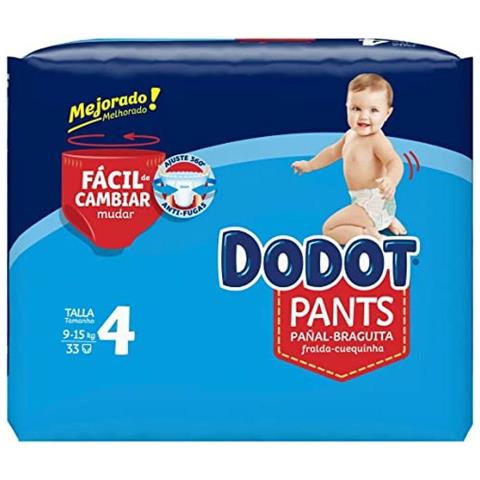 Pannolini Usa E Getta Dodot Dodot Pants 9-15 Kg 33 Unità - Foto 1