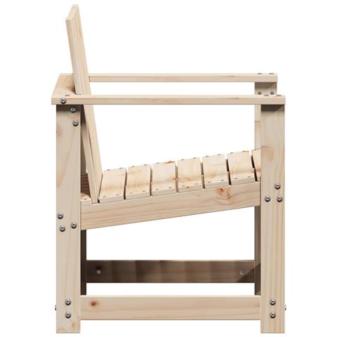 Set Salotto da Giardino 3 pz in Legno Massello di Pino - Foto 10