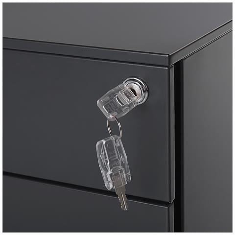 Armadietto Da Ufficio Cami Metallo Nero - Foto 2