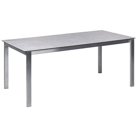 Set Da Giardino Vetro Grigio Con Sedie Grigie 6 Posti Cosoleto /grosseto - Foto 2