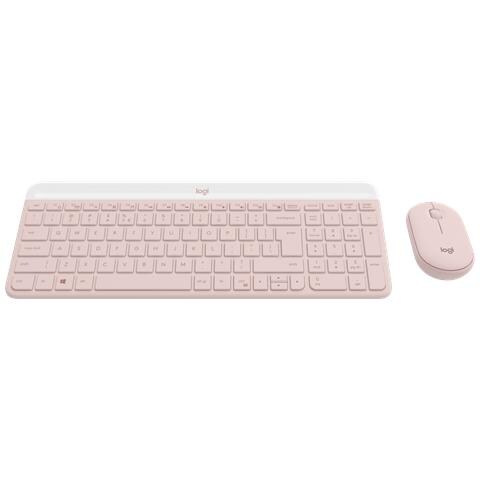 Tastiera e Mouse Wireless 920-011322 (Layout US International) Colore Rosa - Foto 4