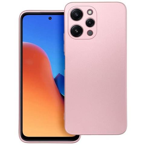 Custodia Tpu Silicone Cover Case Per Xiaomi Redmi 12 4g Rosa - Foto 1