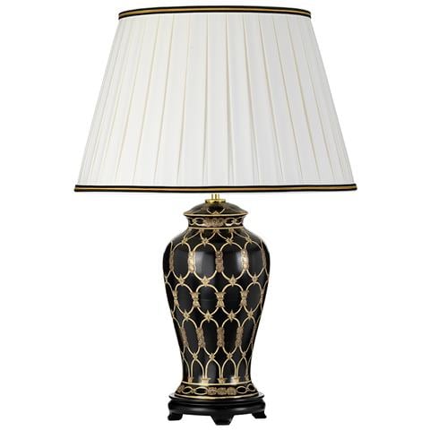 Lampada Da Scrivania Contemporanea Taipei Porcellana Oro 1 Luce E27 - Foto 2