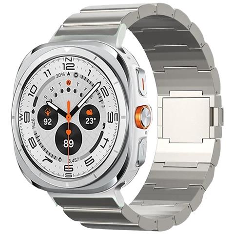 Cinturino Magnetico In Titanio Per Samsung Galaxy Watch 7 Ultra Silver - Foto 1