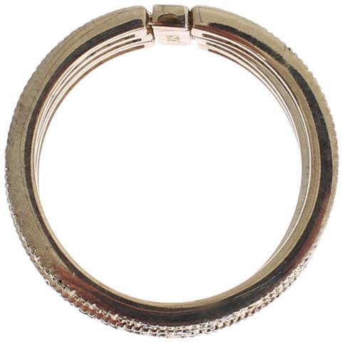 Anello Da Donna In Argento Sterling 925 Nero Cz - Eu47 - Us4 - Foto 2