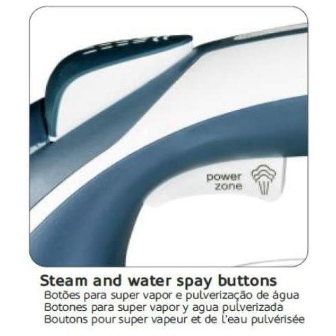 Ferro a Vapor Potenza 2800 W Colore Bianco Verde - Foto 2