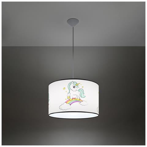 Lampada A Sospensione Unicorn 40 Sl. 1413 - Moderno Lampade A Sospensione Multicolore 95x40x40 Cm - Foto 8