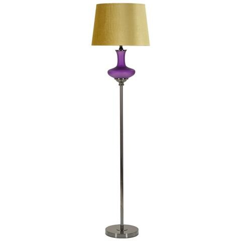 Lampada Da Terra Mf217 - Oro - Metallo - 40x40x167 Cm - Foto 1