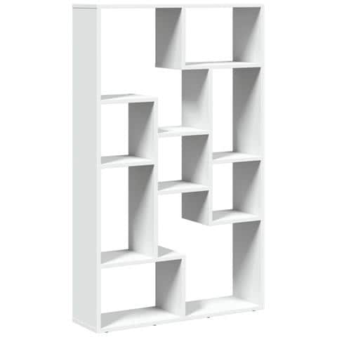 Libreria Bianca 72x20x120 cm in Truciolato - Foto 1