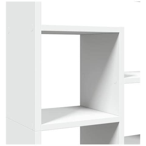 Libreria Bianca 72x20x120 cm in Truciolato - Foto 9