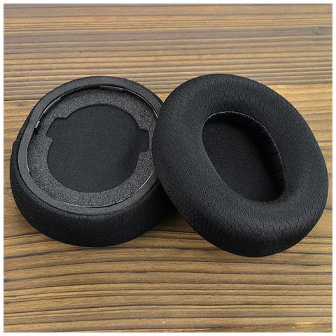 Cuscinetti Auricolari Di Ricambio In Rete Da Calcio Nera (2 Pezzi) - Compatibili Con Steelseries Arctis Nova Pro Wireless - Foto 2