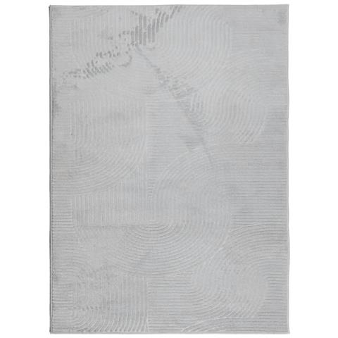 Lusso Casadino - Tappeto Iza A Pelo Corto Aspetto Scandinavo Grigio 200x280 Cm - Foto 1