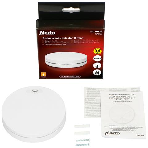 Confezione Da 2 Rivelatori Di Fumo Sa300 Duo Bianco, Bianco - Foto 2