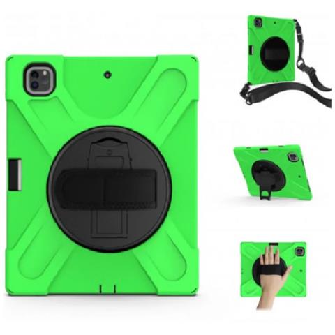 Custodia Per Ipad Pro 12.9"" Con Supporto E Tracolla Verde - Foto 1