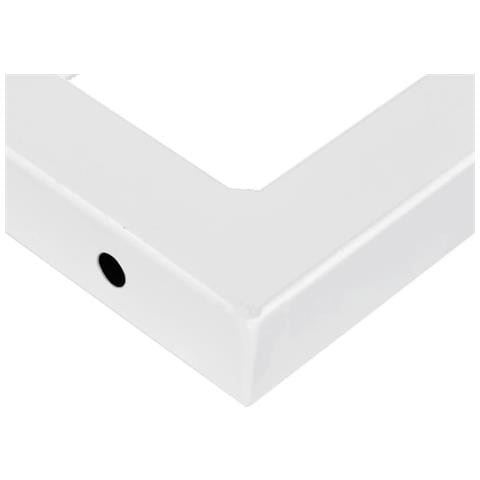 Ripiano a Parete per Lavabo in Acciaio e Massello di Acacia - Foto 9