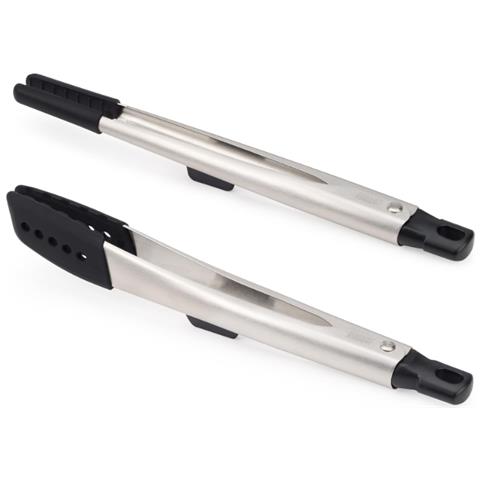 Set Pinze In Acciaio Inox Elevate Fusion Due Pezzi Design Funzionale Ed Elegante Ideale Per Utensili Da Cucina Antiaderenti Colore Multicolore - Foto 1
