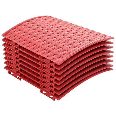 GonnaperAlberodiNatale Rosso Ø 65 x 23 cm Plastica - Foto 1