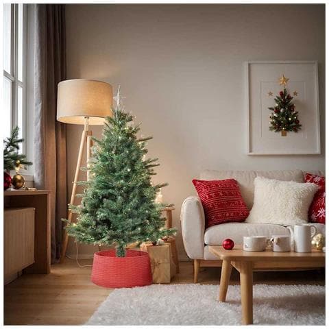 GonnaperAlberodiNatale Rosso Ø 65 x 23 cm Plastica - Foto 2