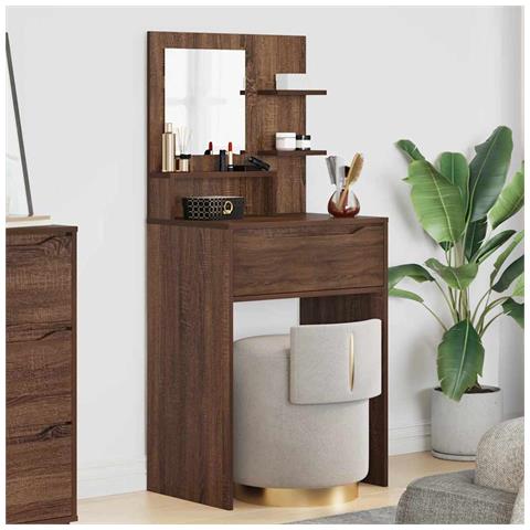 Tavoli da Trucco per Camera da Letto Rovere Marrone - Foto 2